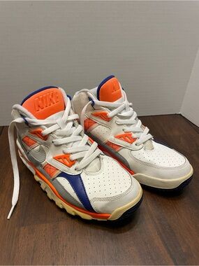 NIKE AIR Trainer SC HIGH Auburn Bo Jackson Vintage 12/07/2018 CJ0580-100 SZ 7Y